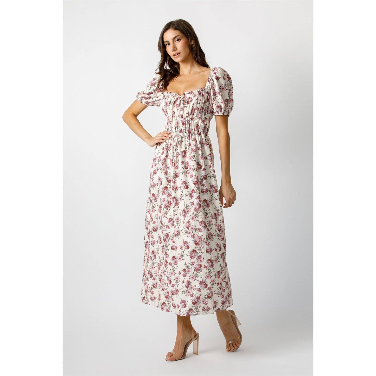 Megan’s adorned dress