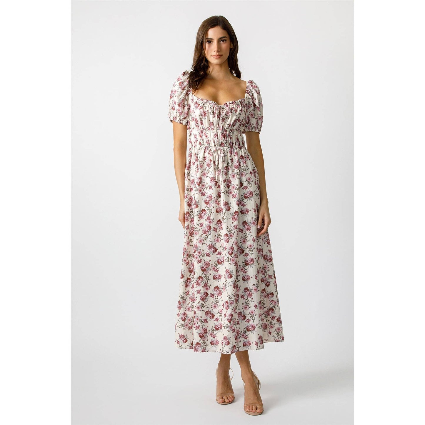 Megan’s adorned dress