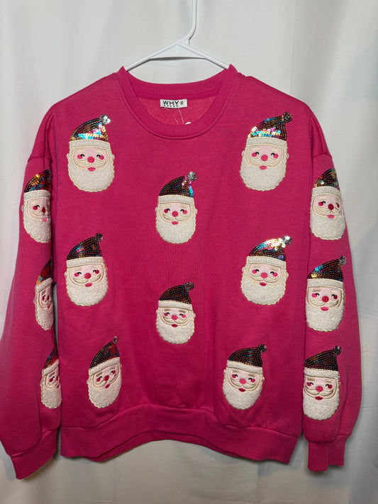 Pink Christmas sweater 🤍