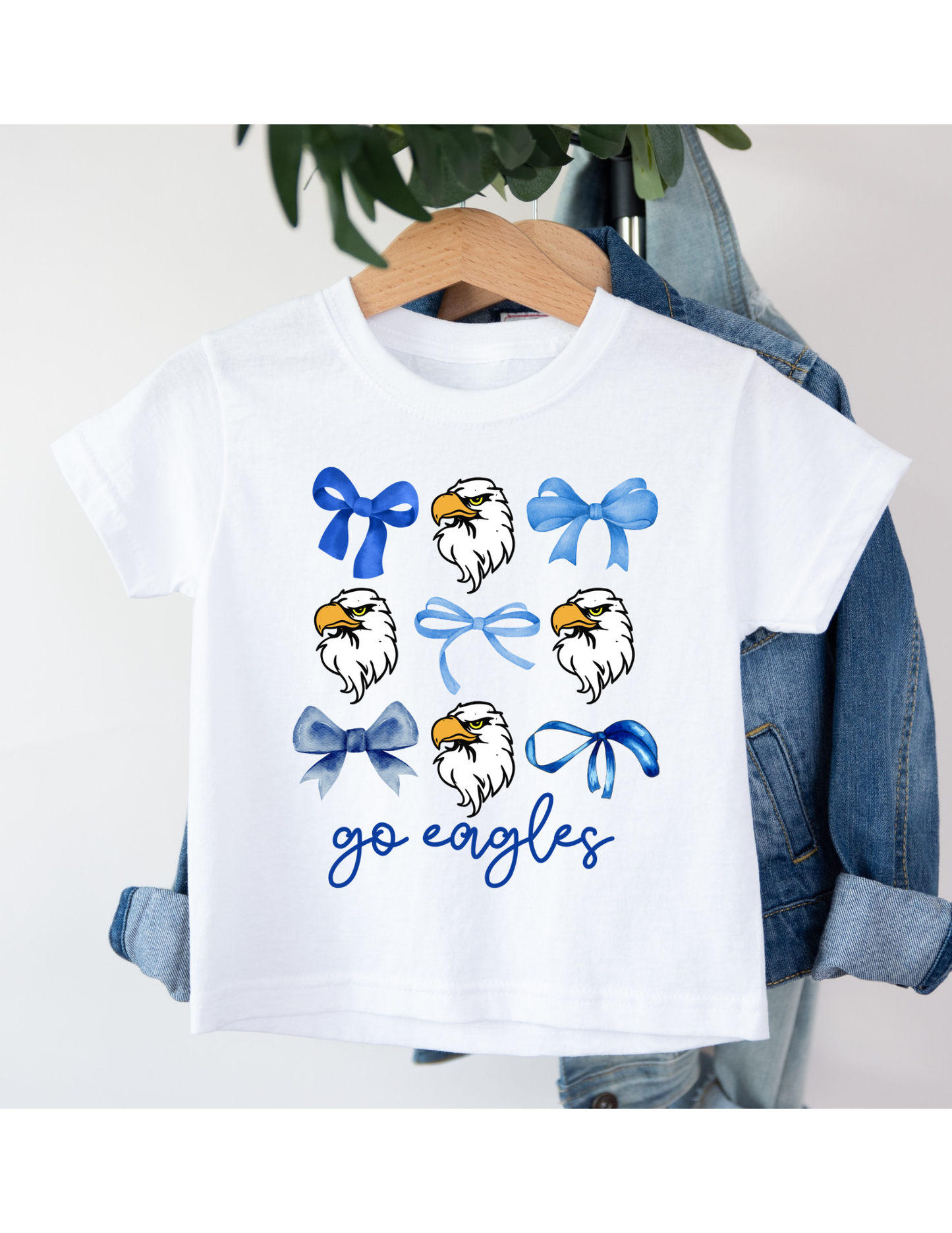 Game day eagles kids tee