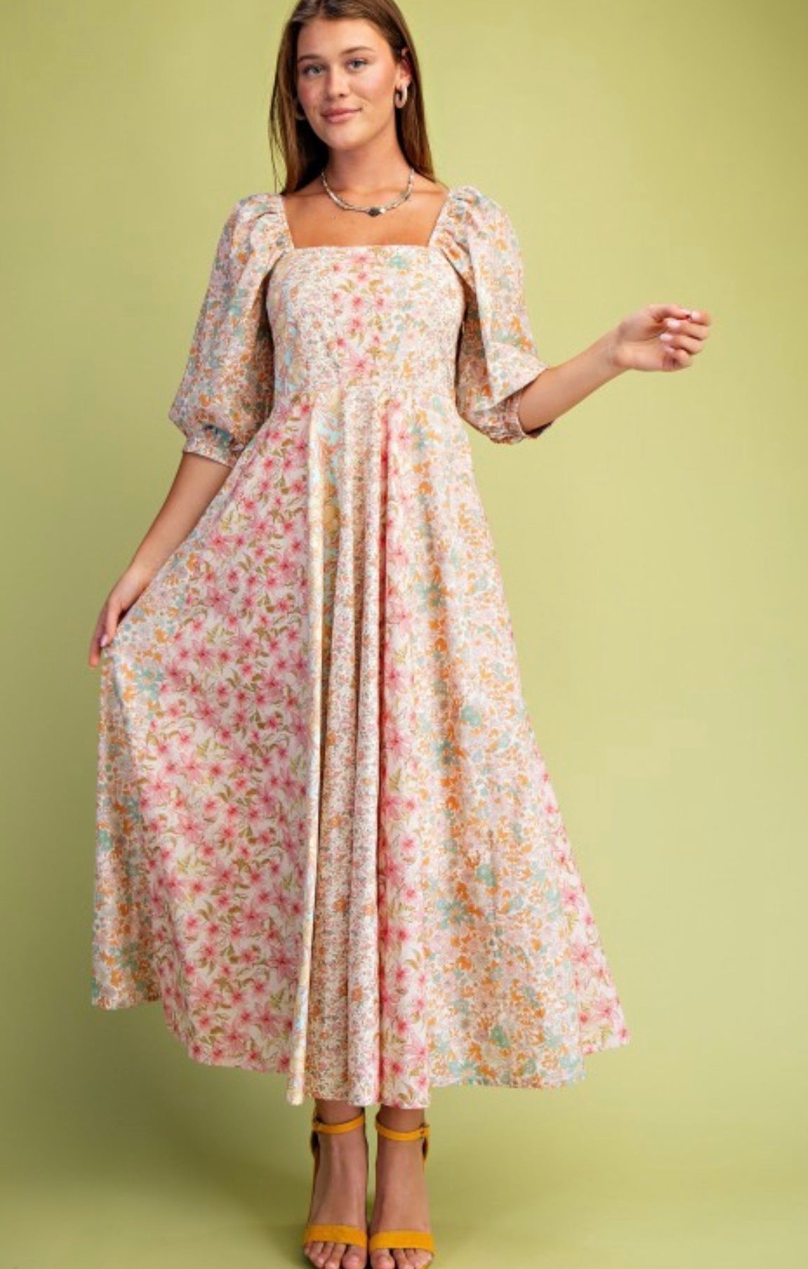 Rose spring dress 🌷