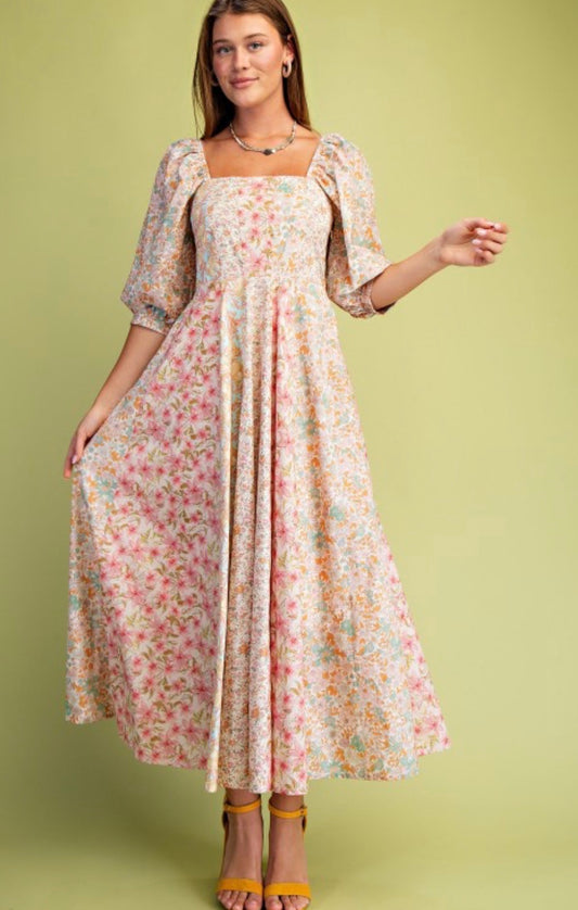 Rose spring dress 🌷