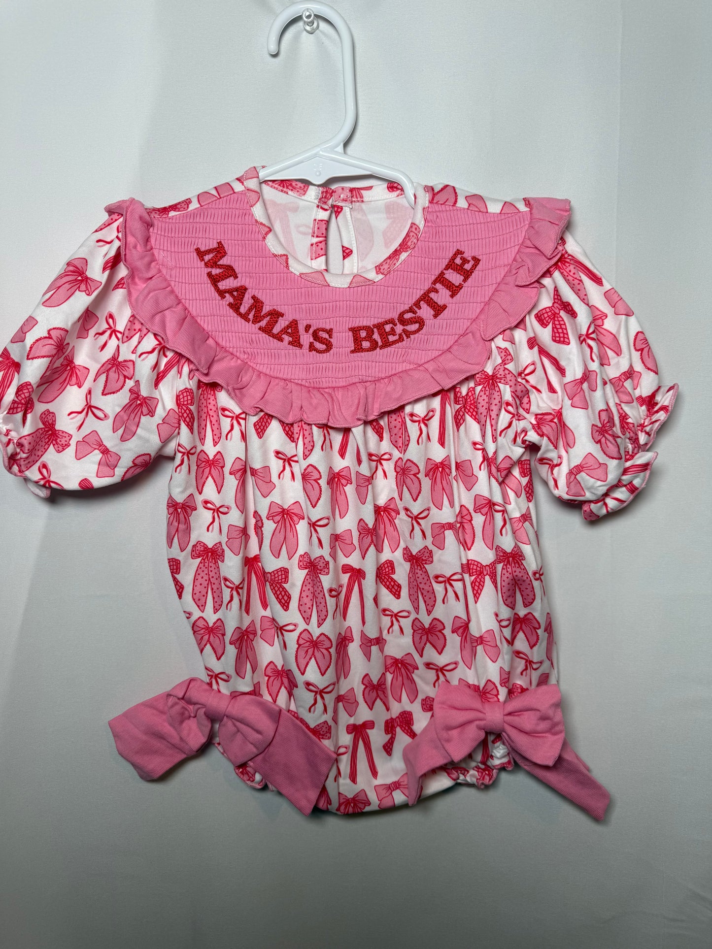 Mama's Bestie Smocked Bubble