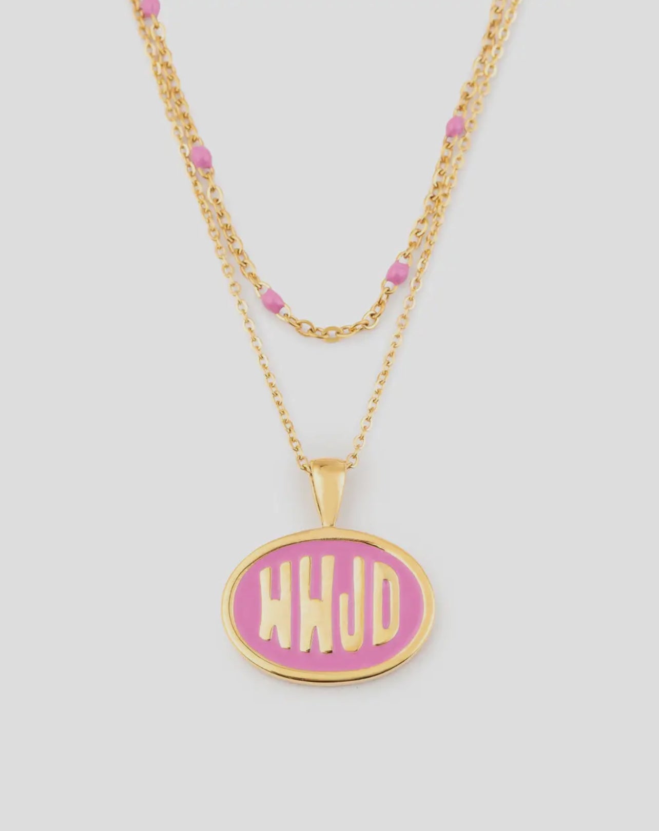 WWJD layered necklace