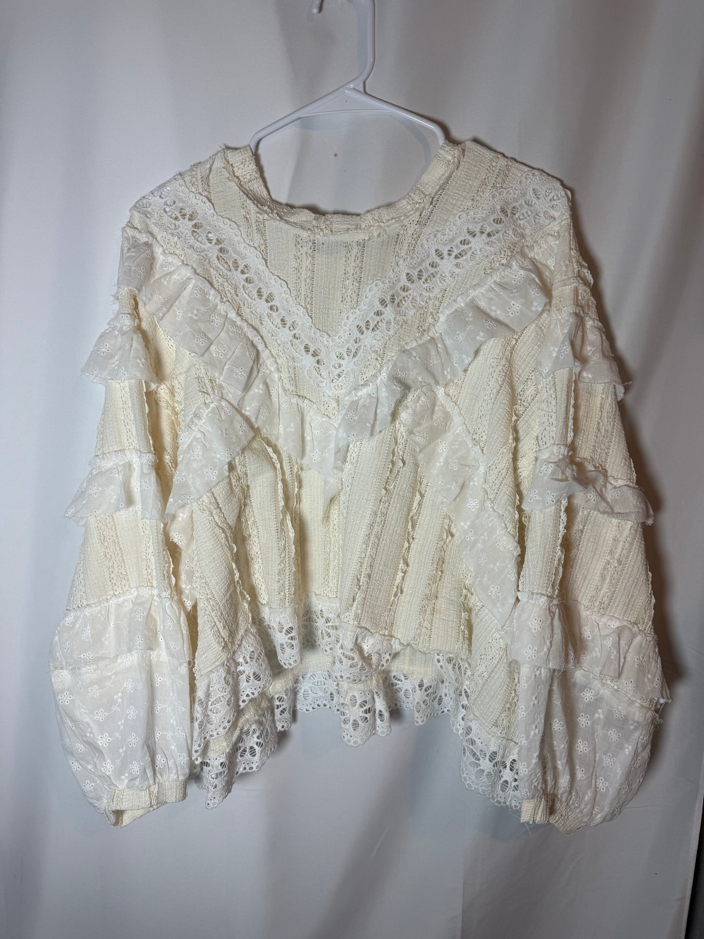 Ivory Lace Blouse