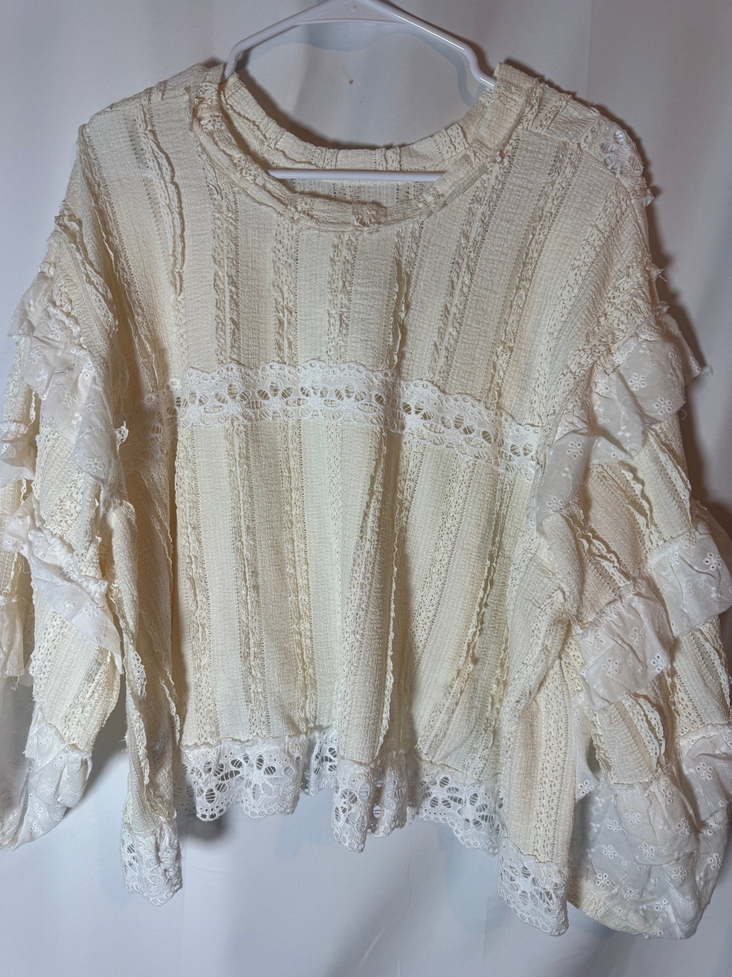Ivory Lace Blouse