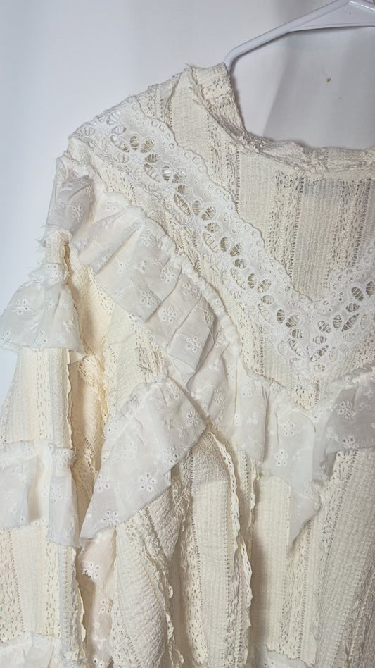 Ivory Lace Blouse